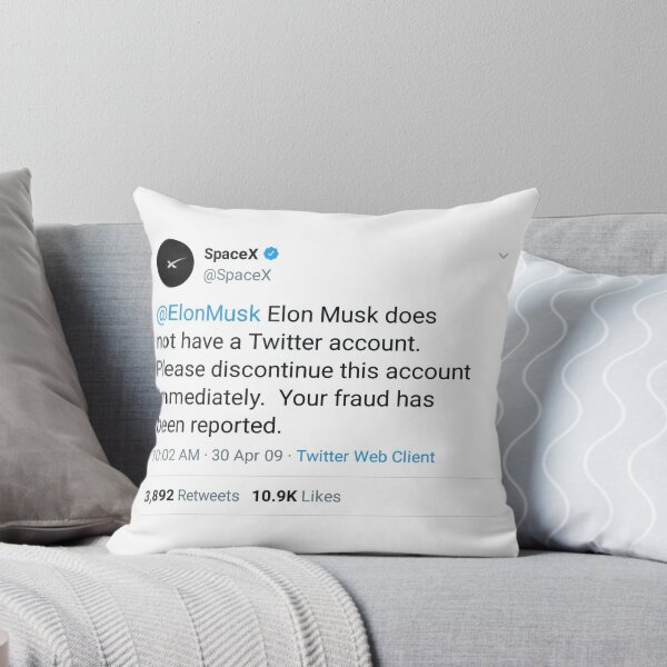 Item preview, Elon Musk doesn't have a Twitter account? designed and sold by PhotoshopDraziw.