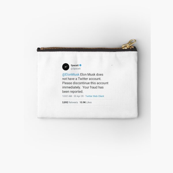 Item preview, Elon Musk doesn't have a Twitter account? designed and sold by PhotoshopDraziw.