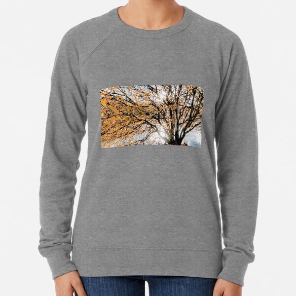 Autumn Blaze upon the Lake Lightweight Sweatshirt