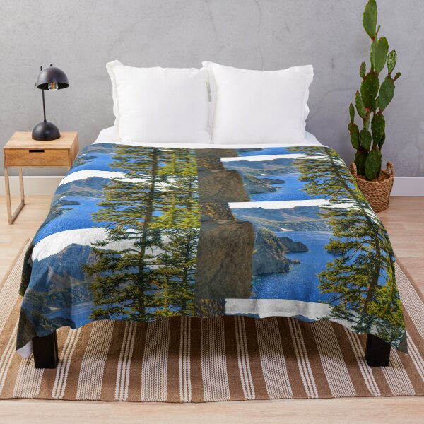 Item preview, Cliffs at Crater Lake designed and sold by LemonsandInk.