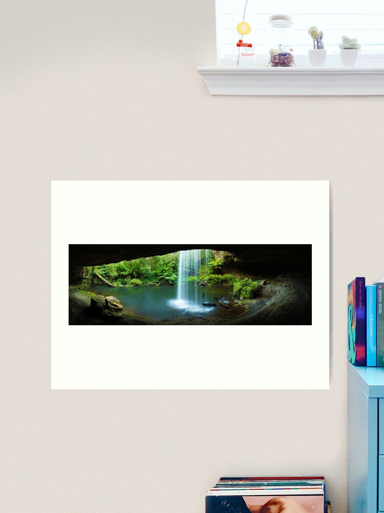Thumbnail 1 of 3, Art Print, Kalimna Falls, Otways National Park, Australia designed and sold by Chockstone.
