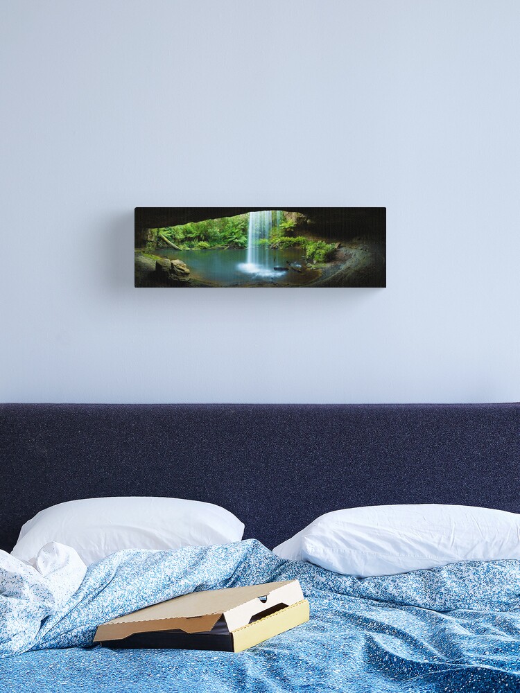 Thumbnail 2 of 3, Canvas Print, Kalimna Falls, Otways National Park, Australia designed and sold by Chockstone.