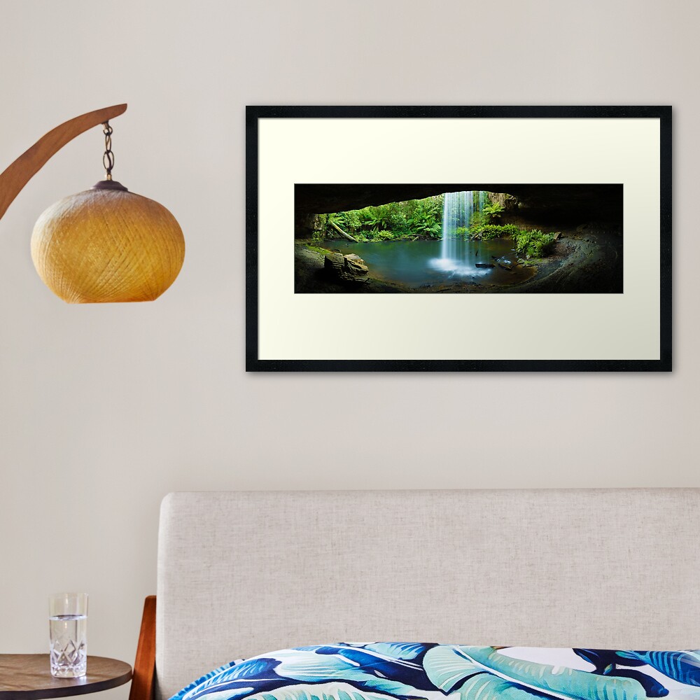 Kalimna Falls, Otways National Park, Australia Framed Art Print