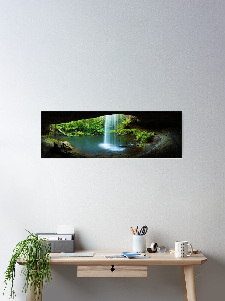 Thumbnail 2 of 3, Poster, Kalimna Falls, Otways National Park, Australia designed and sold by Chockstone.