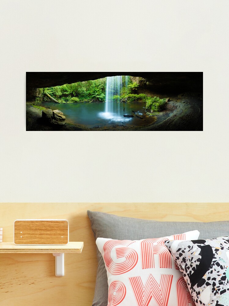 Thumbnail 2 of 3, Photographic Print, Kalimna Falls, Otways National Park, Australia designed and sold by Chockstone.