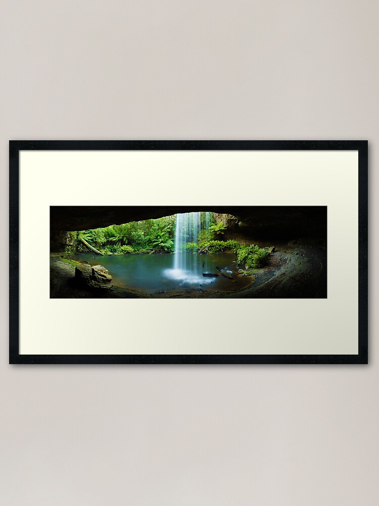 Alternate view of Kalimna Falls, Otways National Park, Australia Framed Art Print
