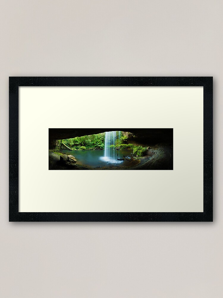 Alternate view of Kalimna Falls, Otways National Park, Australia Framed Art Print