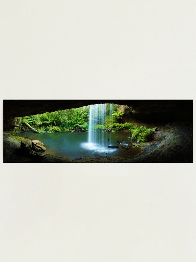 Thumbnail 1 of 3, Photographic Print, Kalimna Falls, Otways National Park, Australia designed and sold by Chockstone.