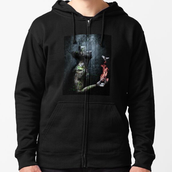 Dismantle The Dark We March On Zipped Hoodie
