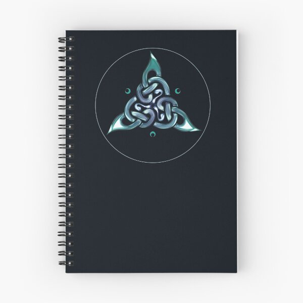 Item preview, Teal Triquetra Celtic Knot designed and sold by kernowerno.