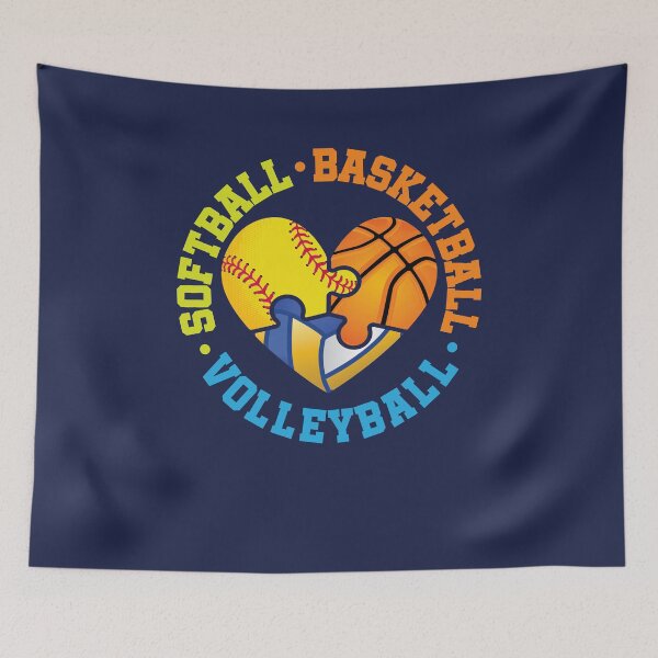 Item preview, Softball Basketball Volleyball designed and sold by jaygo.