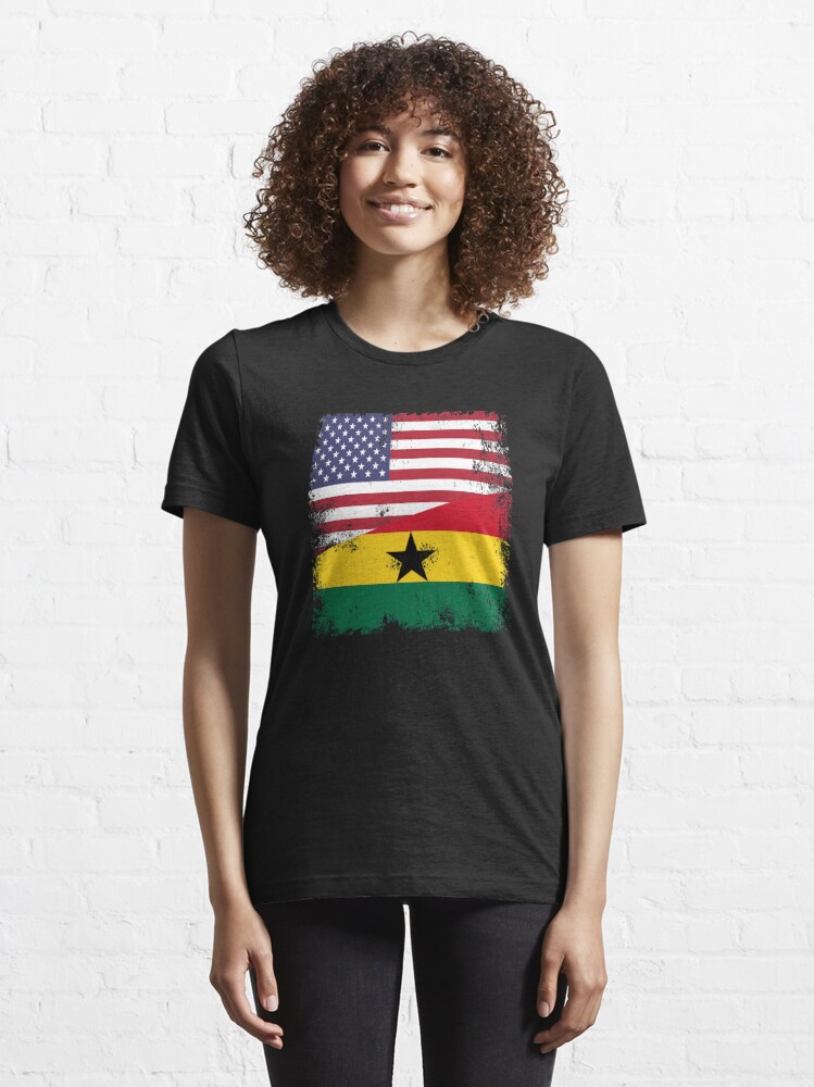 Ghana Soccer Jersey Ghanaian Football Shirt Flag Kids T-Shirt