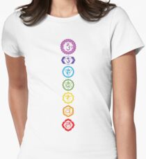 Chakras - The 7 Centers of Force Women's Fitted T-Shirt