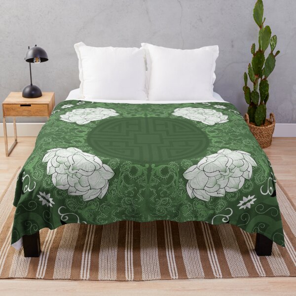 Item preview, Jade lotus fanfare china designed and sold by hamptonstyle.