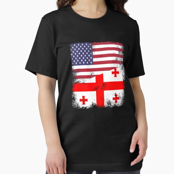Item preview, Half Georgian Flag Design | Vintage Georgia USA Gift designed and sold by melsens.