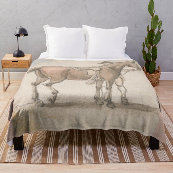 Item preview, Un hombre y un caballo ensillado - Paul Sandby - c1800 designed and sold by CrankyOldDude.