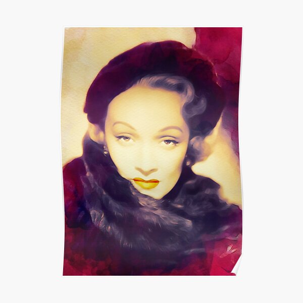 Marlene Dietrich Posters Redbubble