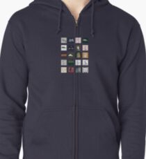 miniatures Zipped Hoodie