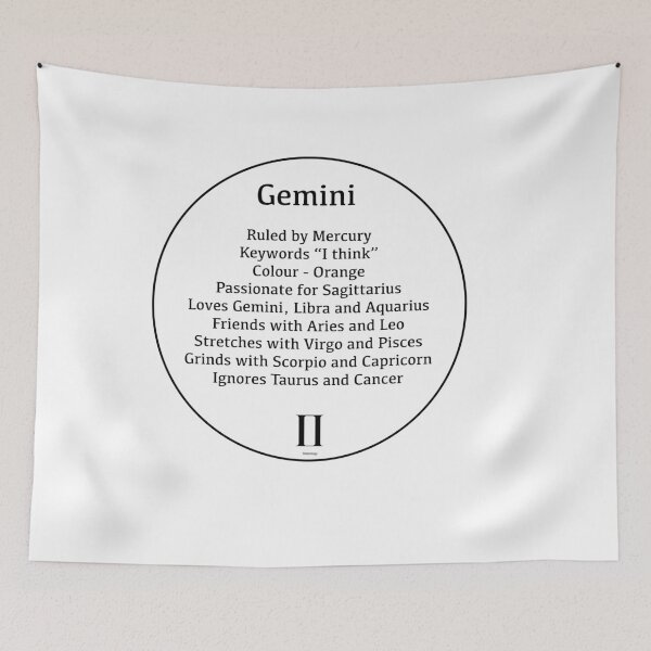 Item preview, Gemini the Twins - Zodiac Sign Compatibility  designed and sold by Starzology.