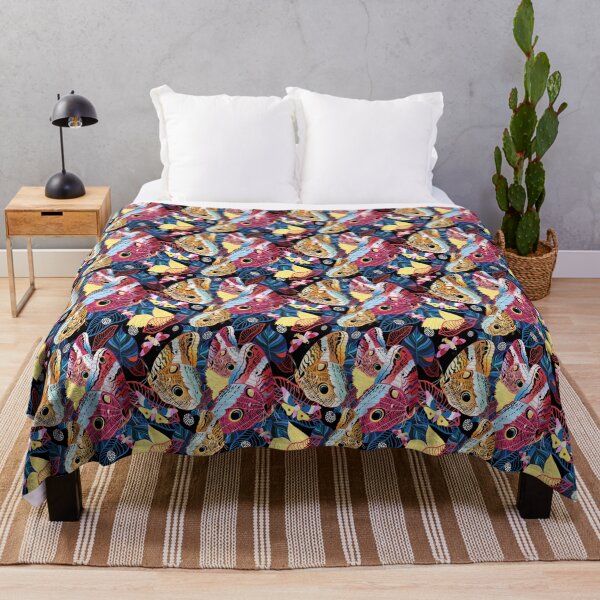 Item preview, Colorful tropical pattern of exotic butterflies designed and sold by Tanor.