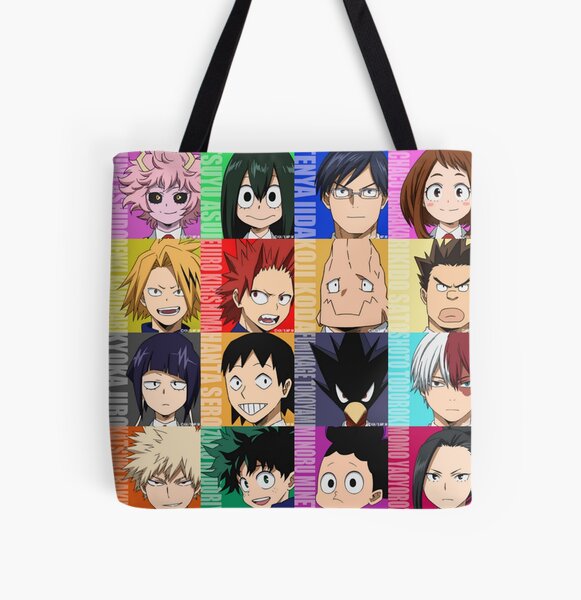 Class 1-A Tote Bag Hero Anime Travel Bag Grocery Market Bag 