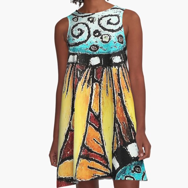 Sunflowers A-Line Dress