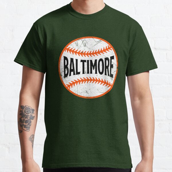 1966 Baltimore Orioles Artwork: Men's Tri-Blend Baseball Raglan