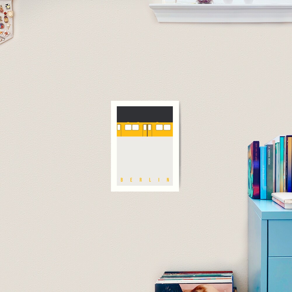 U-Bahn Berlin - Berlin Metro Art Print