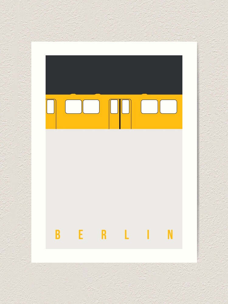 Alternate view of U-Bahn Berlin - Berlin Metro Art Print