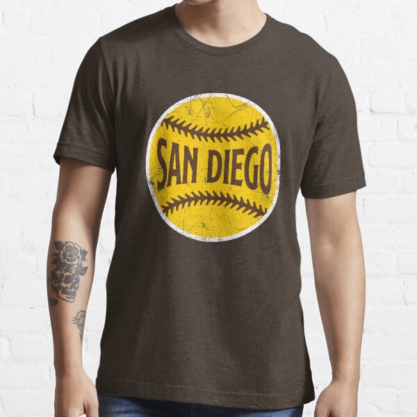 New! Tony Gwynn San Diego Padres, Brown Pull-Over Baseball Jersey Men's L  Large