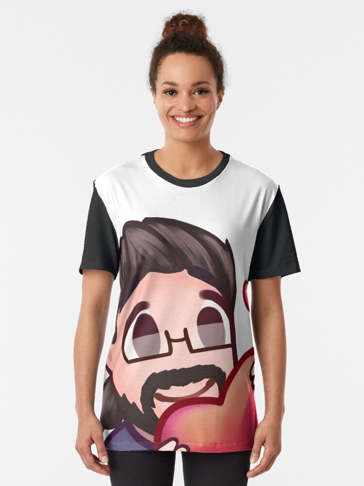 Alternate view of Ludarx | Love | Threads and mugs Graphic T-Shirt