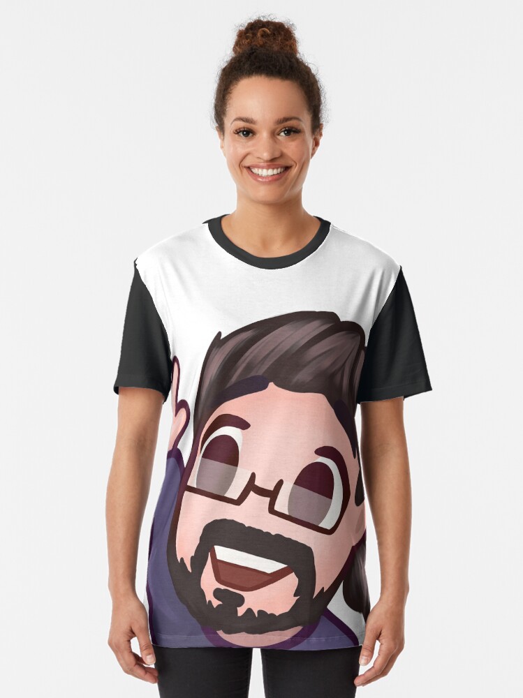 Alternate view of Ludarx | Hi | Threads and mugs Graphic T-Shirt