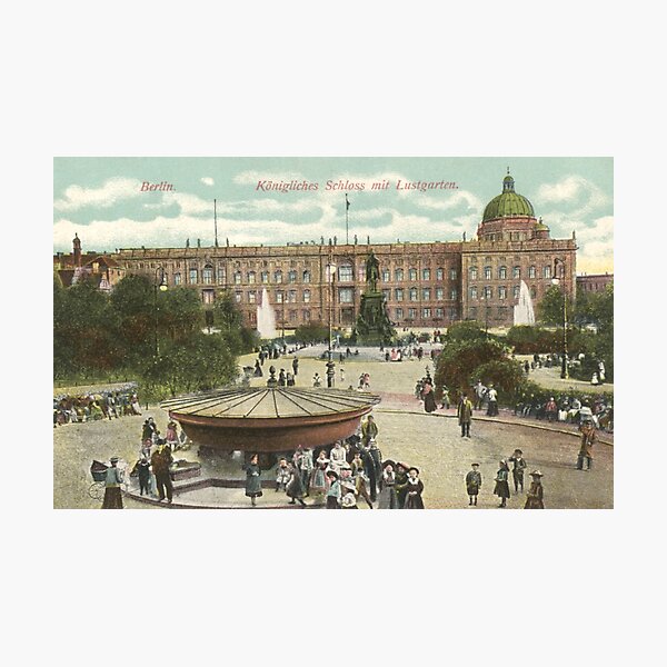 Berlin Royal Castle and the pleasure garden Fotodruck