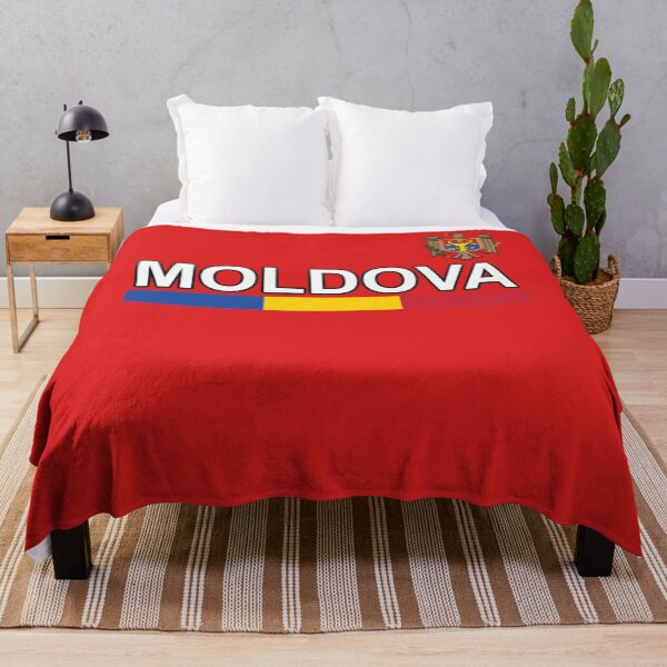 Item preview, Moldova Fan Jersey Design with Emblem and Flag Stripe designed and sold by merchhost.