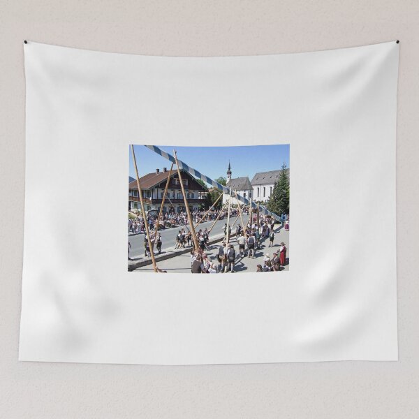 Item preview, Setting up the maypole designed and sold by Klaus Offermann.
