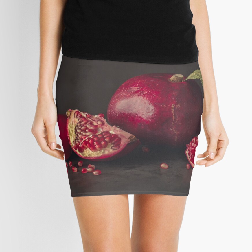 Pomegranate Mini Skirt