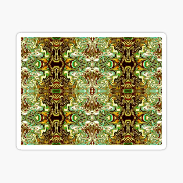 Green forms Sticker