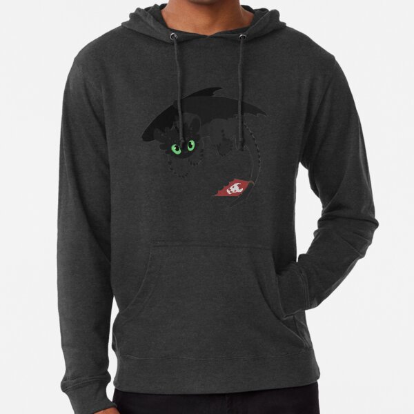 Rrive Men Pockets Drawstring Dragon Print Classic Hoodie Pullover Sweatshirt