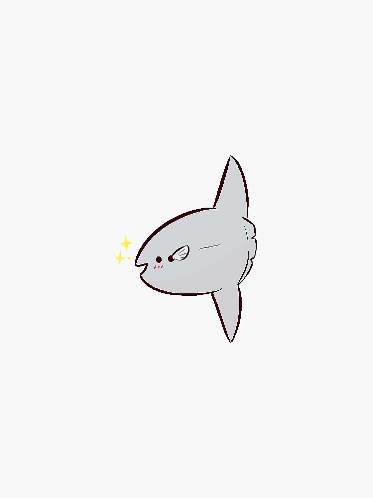 Thumbnail 3 of 3, Sticker, Mini Mola Mola designed and sold by Hydria.