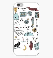 Vinilo o funda para iPhone garabatos de cuervo