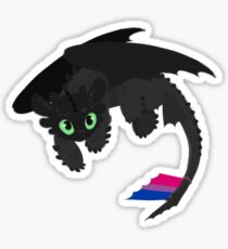 Toothless (Bi) Sticker