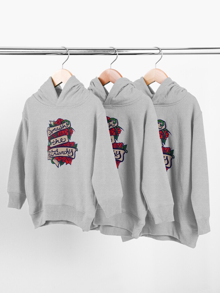 Alternate view of Smash the Patriarchy Toddler Pullover Hoodie