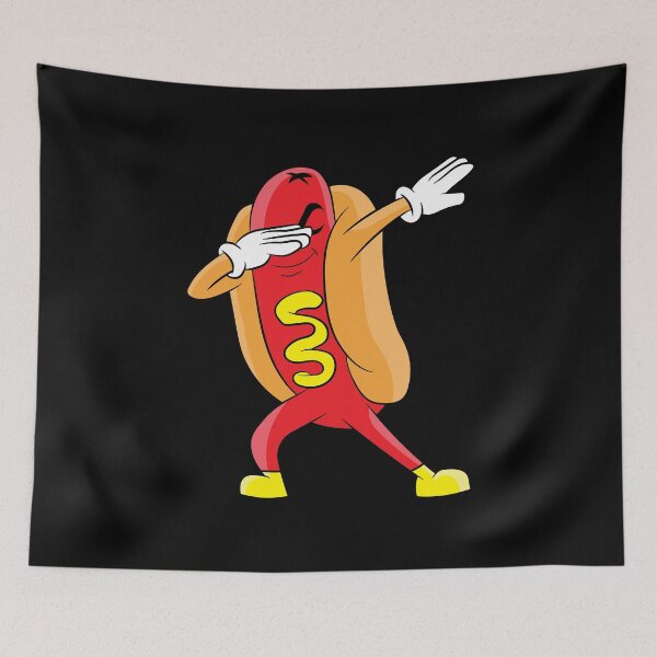 Item preview, Dabbing Hot Dog designed and sold by Mohja-Design.