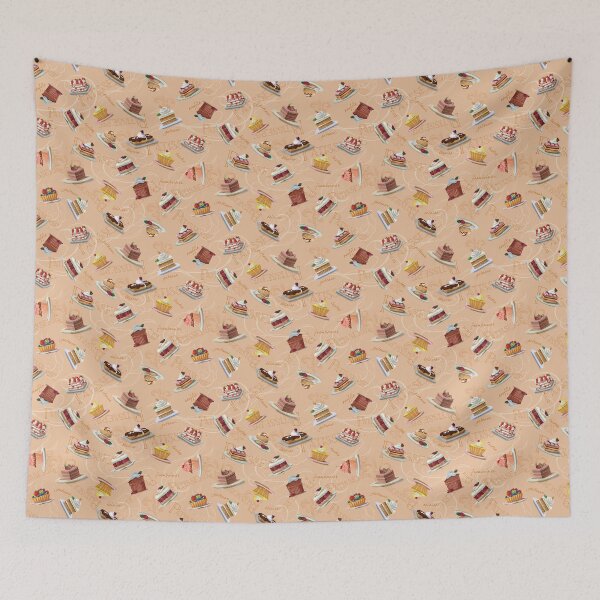 Item preview, French Patisserie Print designed and sold by FionaStokes.