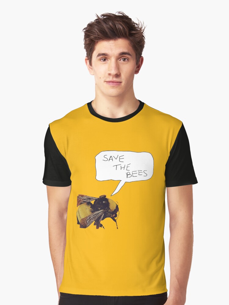 save the bees graphic tee