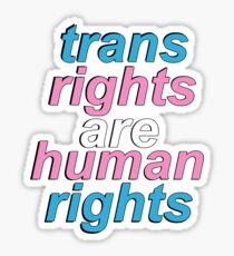 trans rights are human rights Sticker