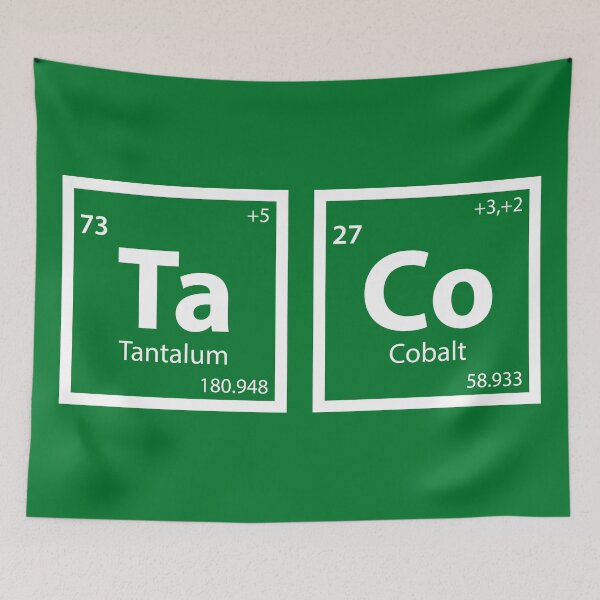 Item preview, Taco (Ta-Co) Periodic Table designed and sold by Texterns.
