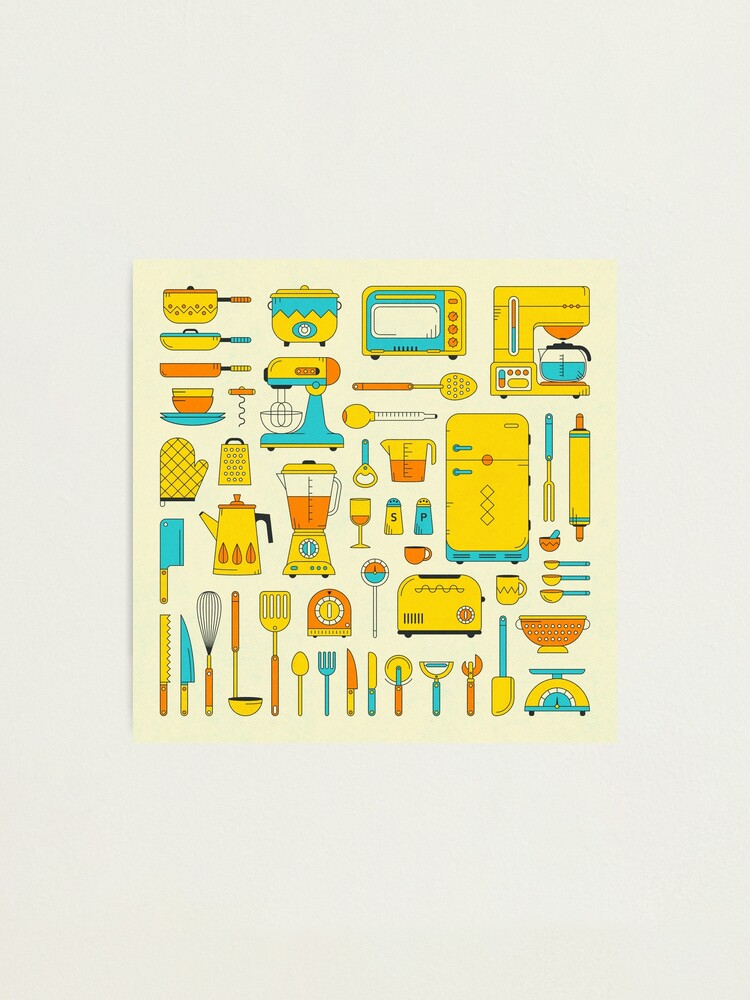 Alternate view of RETRO KITCHEN Photographic Print