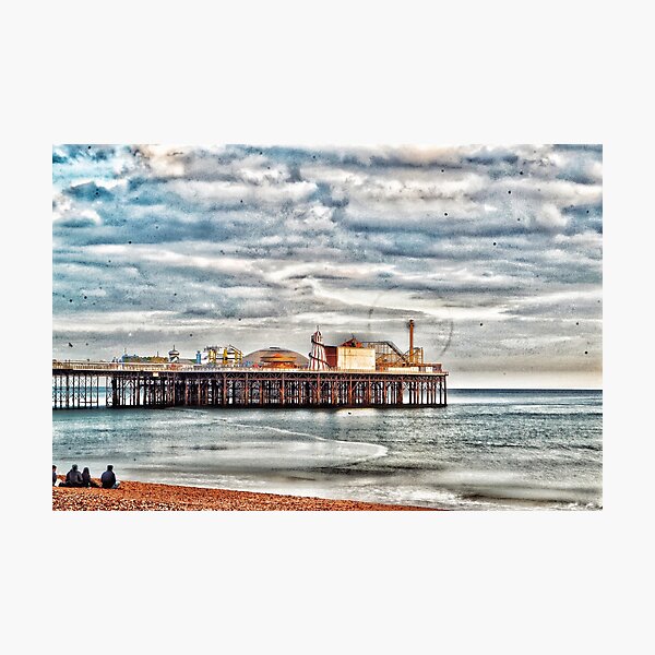The Pier Rides Go Photographic Print