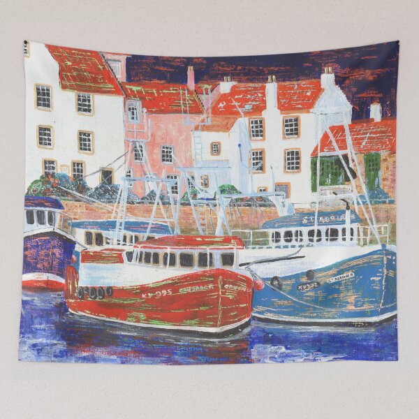 Item preview, Pittenweem Harbour 2 designed and sold by Jan Palmer.